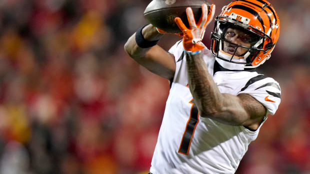 Chase during the Bengals' 25-17 loss to the Chiefs on Dec. 31, 2023.